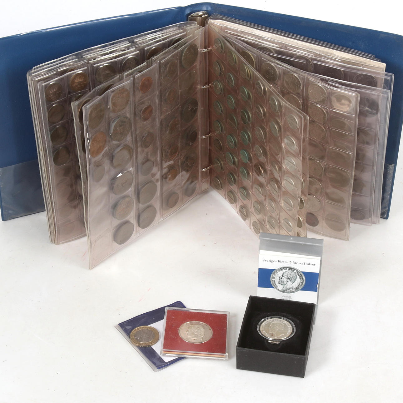 MÜNZEN, u.a. Silbermünze, Schweden. 18/1900.