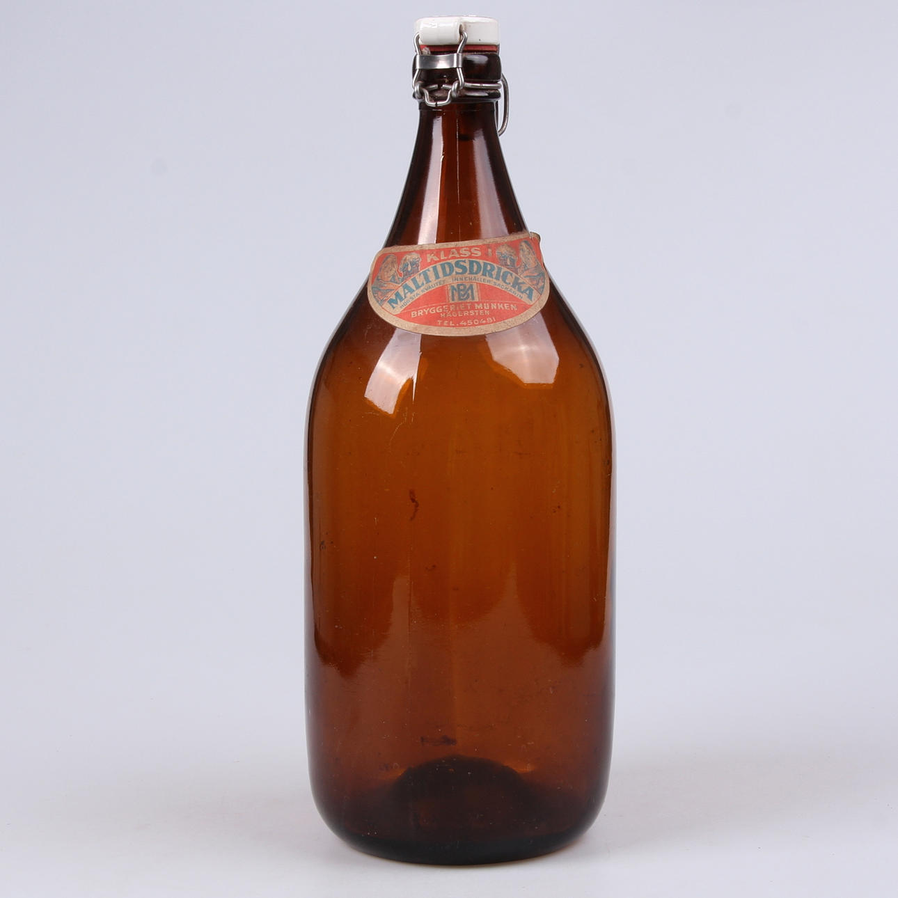 FLASKA, glas, Måltidsdricka, Bryggeriet Munken, Hägersten.