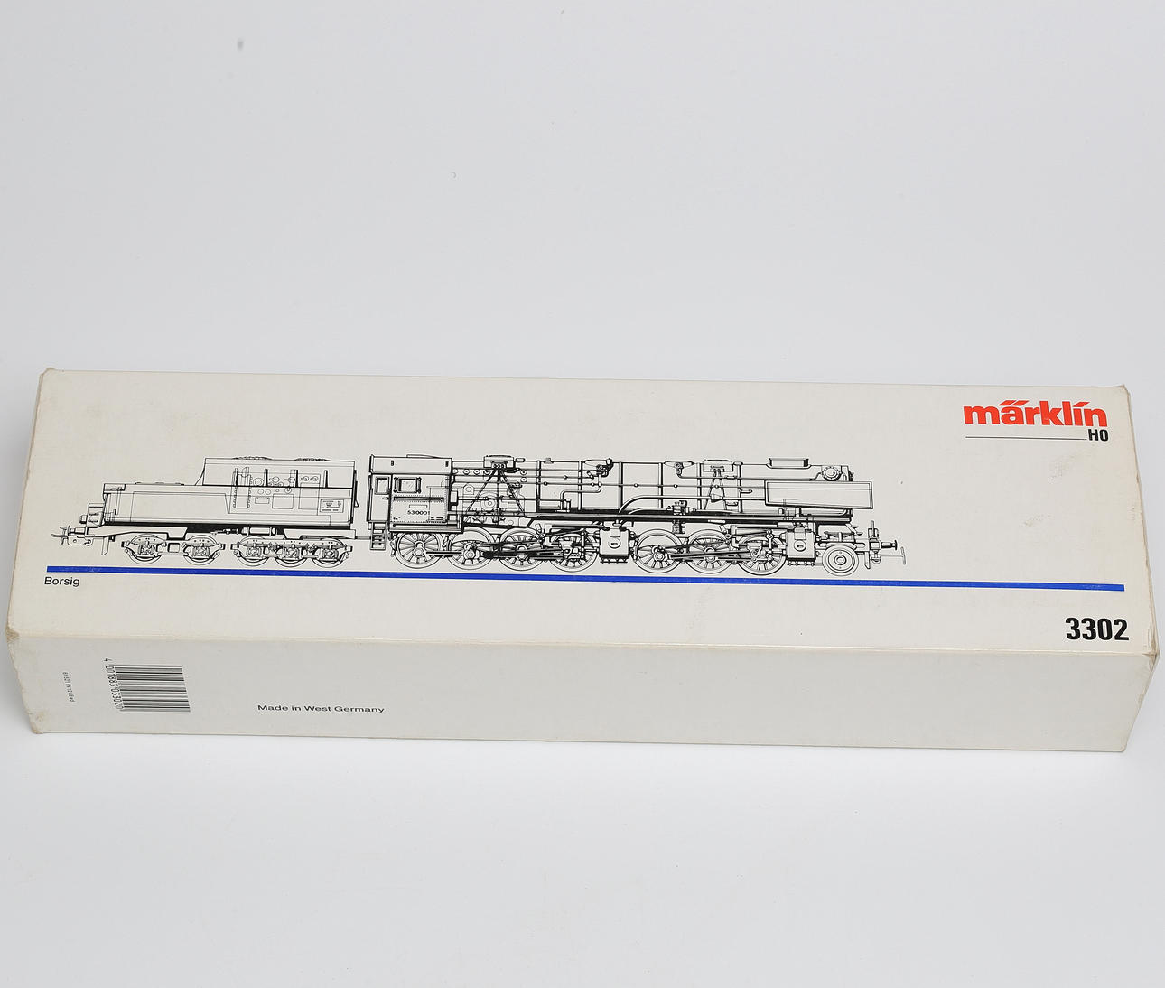 MÄRKLIN 3302 German steam locomotive, Borsig original packaging. Toys ...