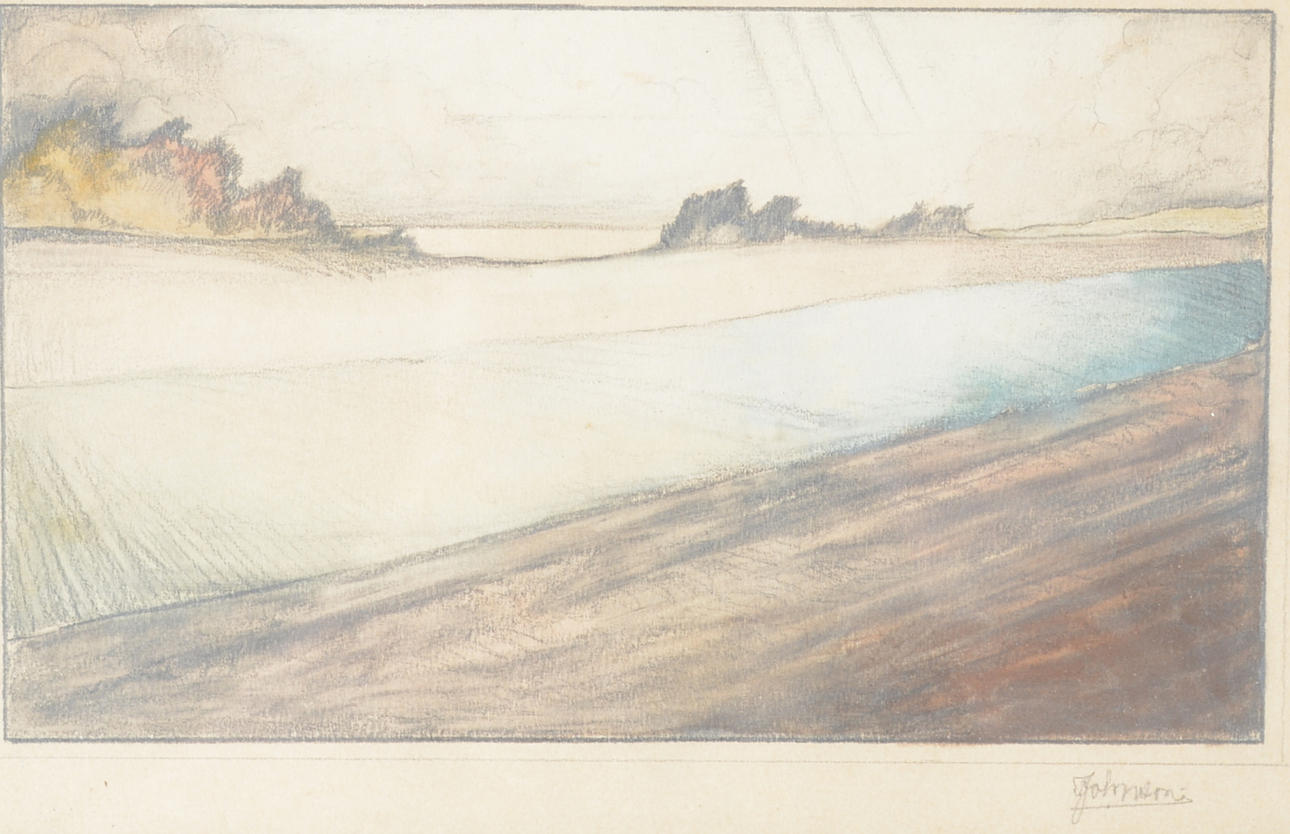 SVEN JONSON. Pastell.