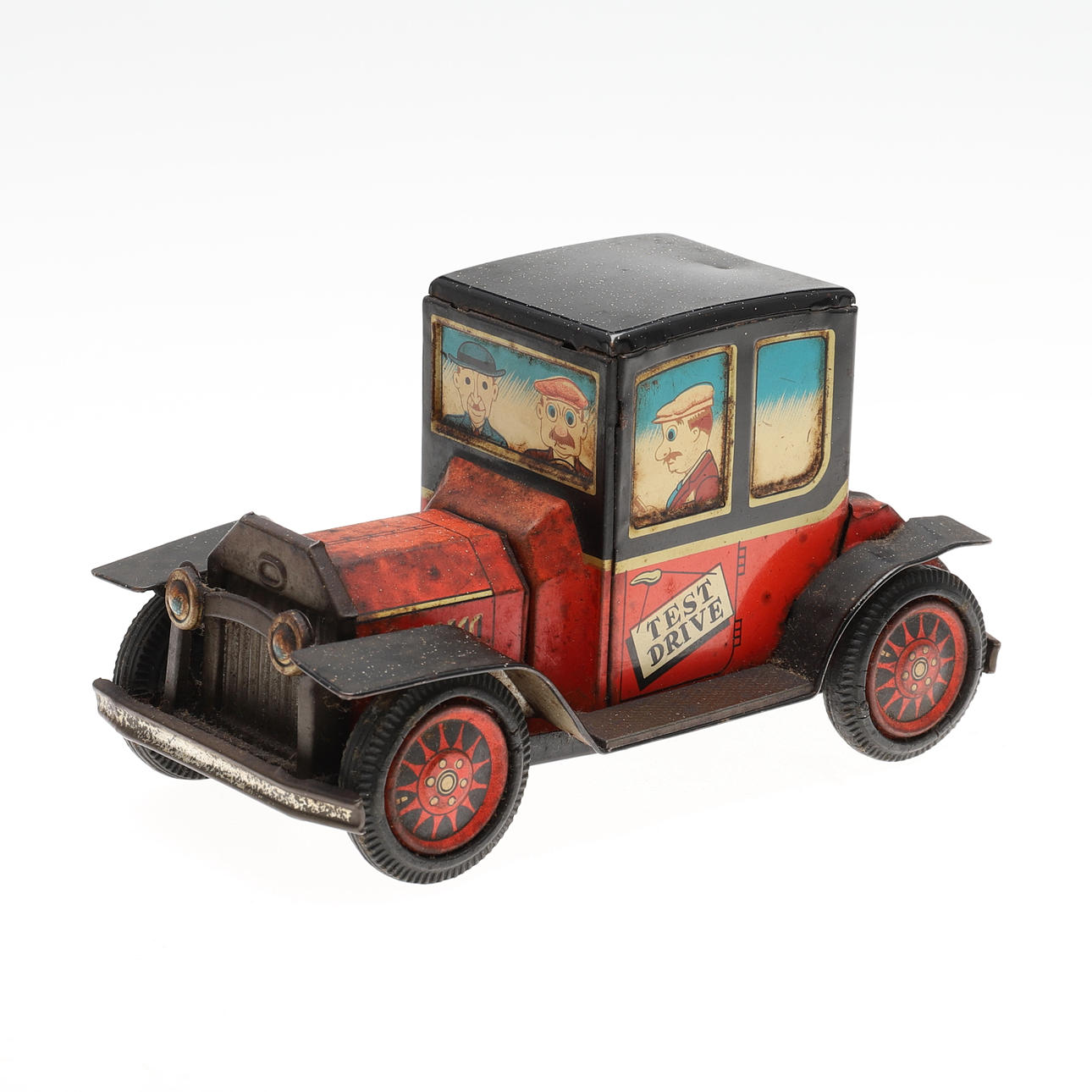 A DAIYA TEST DRIVE TIN TOY CAR.