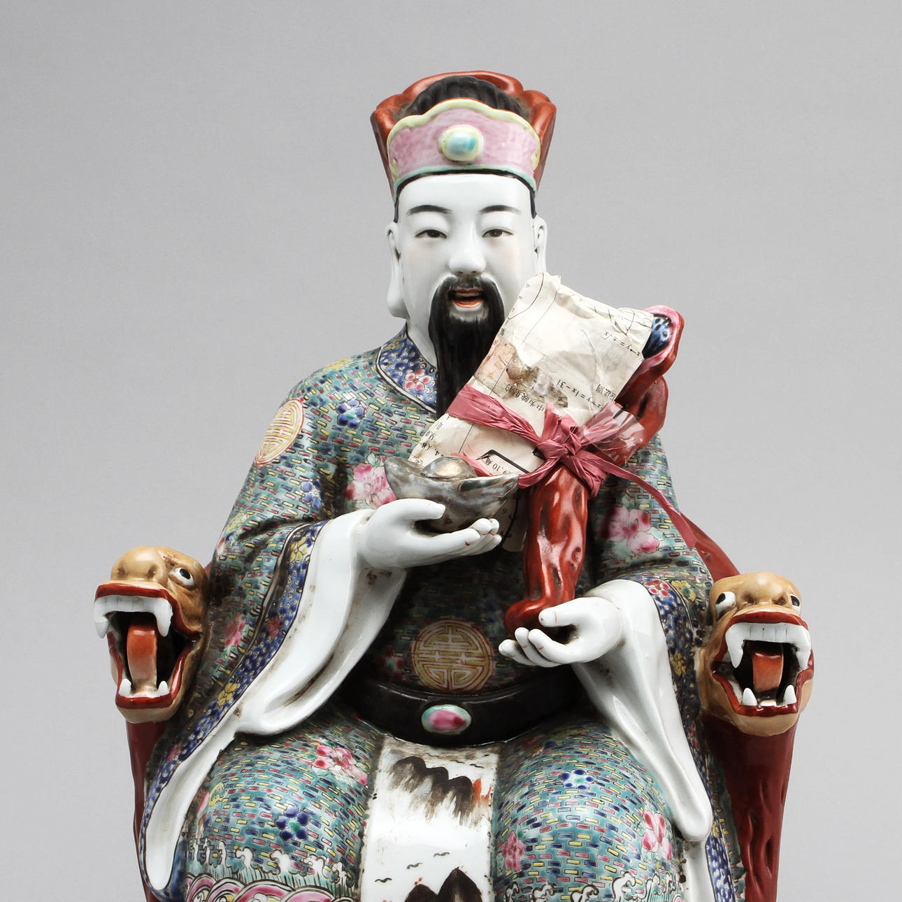 FIGURIN, porslin, Kina 1900-tal.