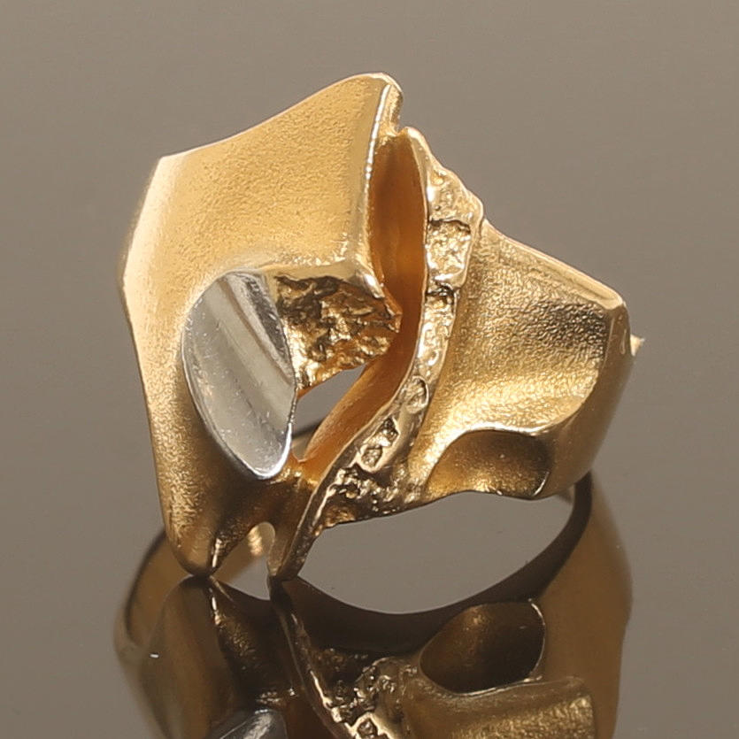 RING, 18 Karat Gold, Björn Weckström, Lapponia.