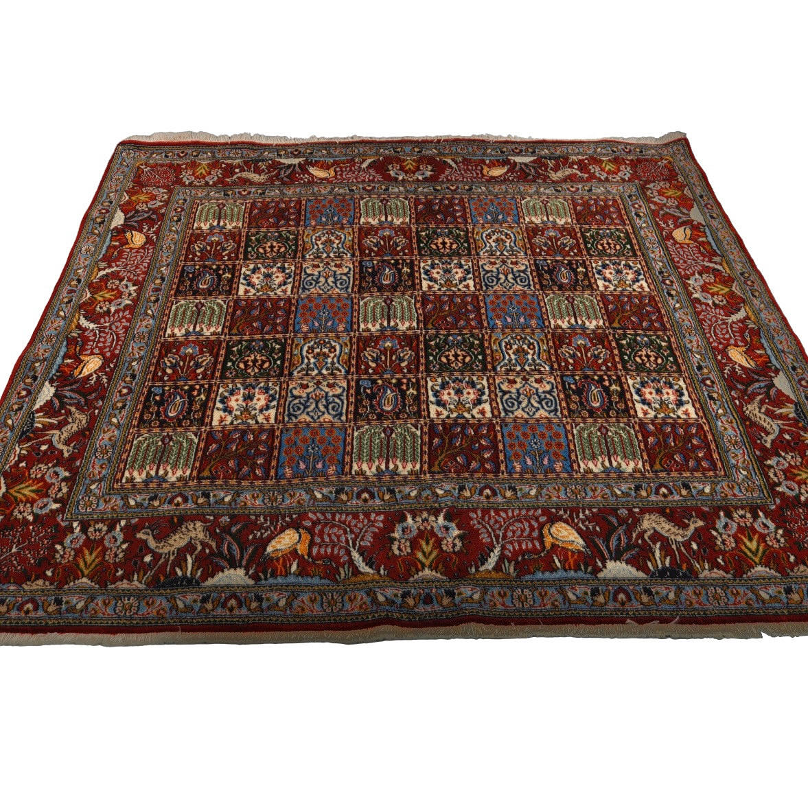 TÆPPE, orientalsk, håndknyttet, Mood, figural.