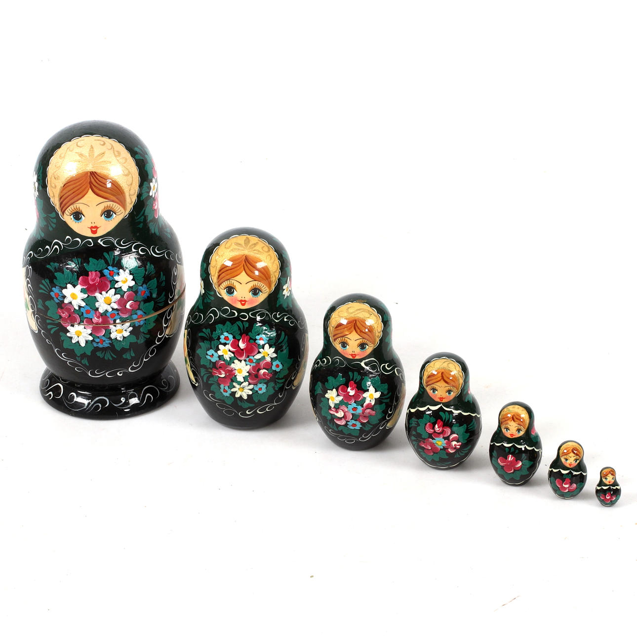 BABUSHKADOCKOR, 7 delar, 1900-tal.