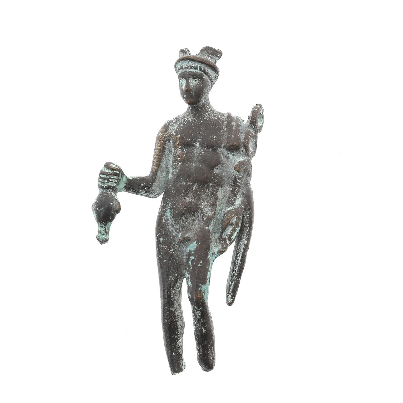 EN BRONZEFIGUR AF Kviksølv.