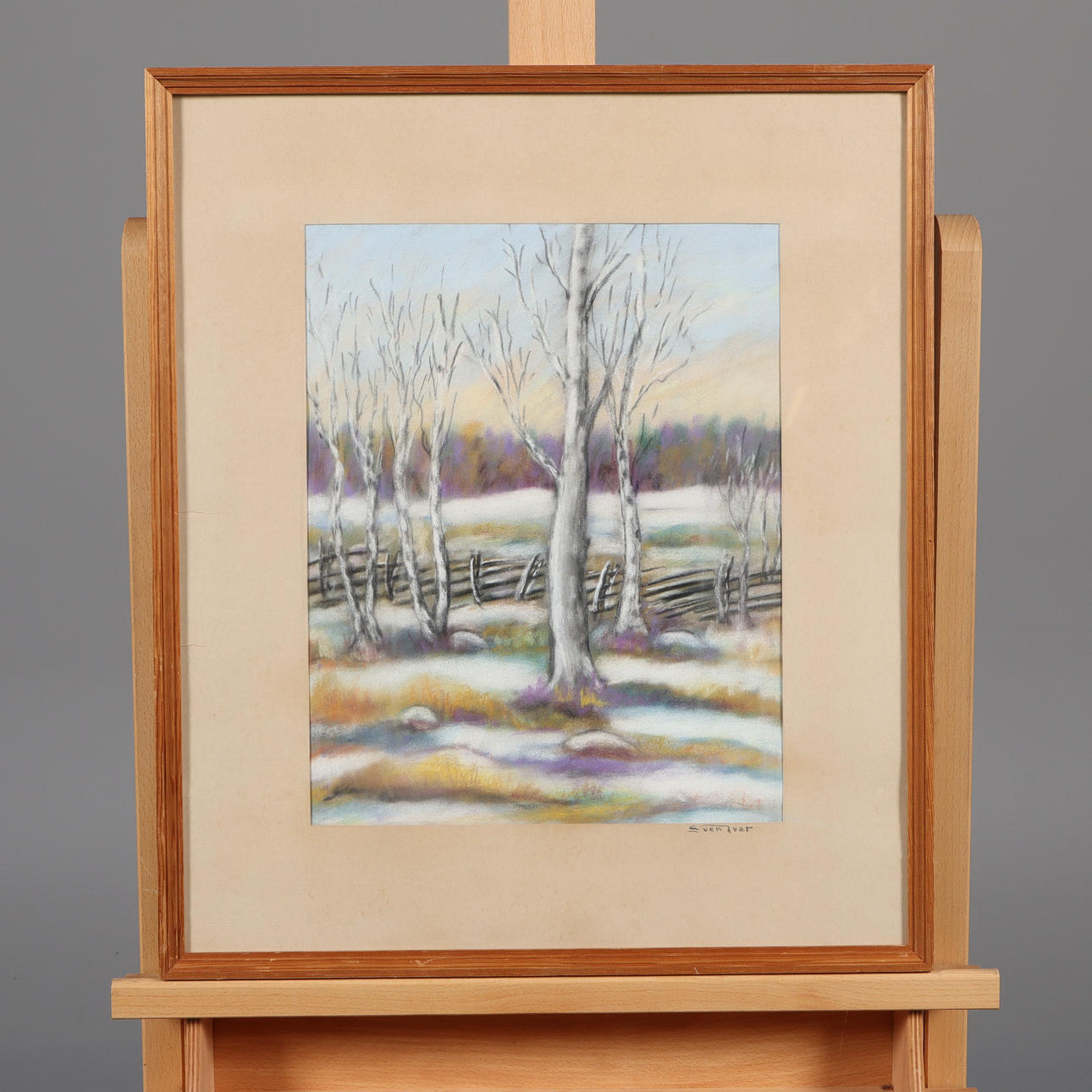 OIDENTIFIERAD KONSTNÄR. KRITA, signerad Sven Ivar.