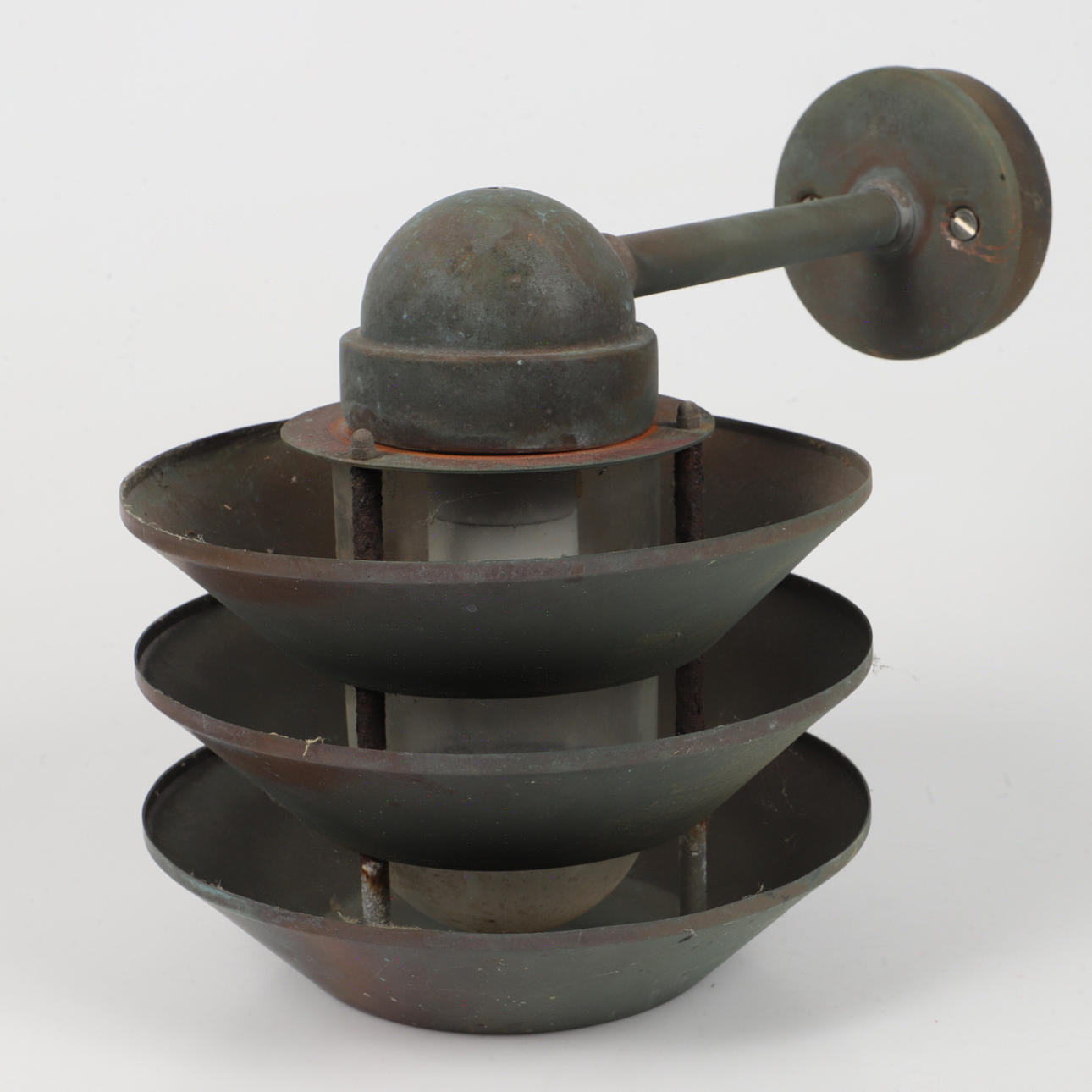 UTEBELYSNING, koppar, 1900-tal.