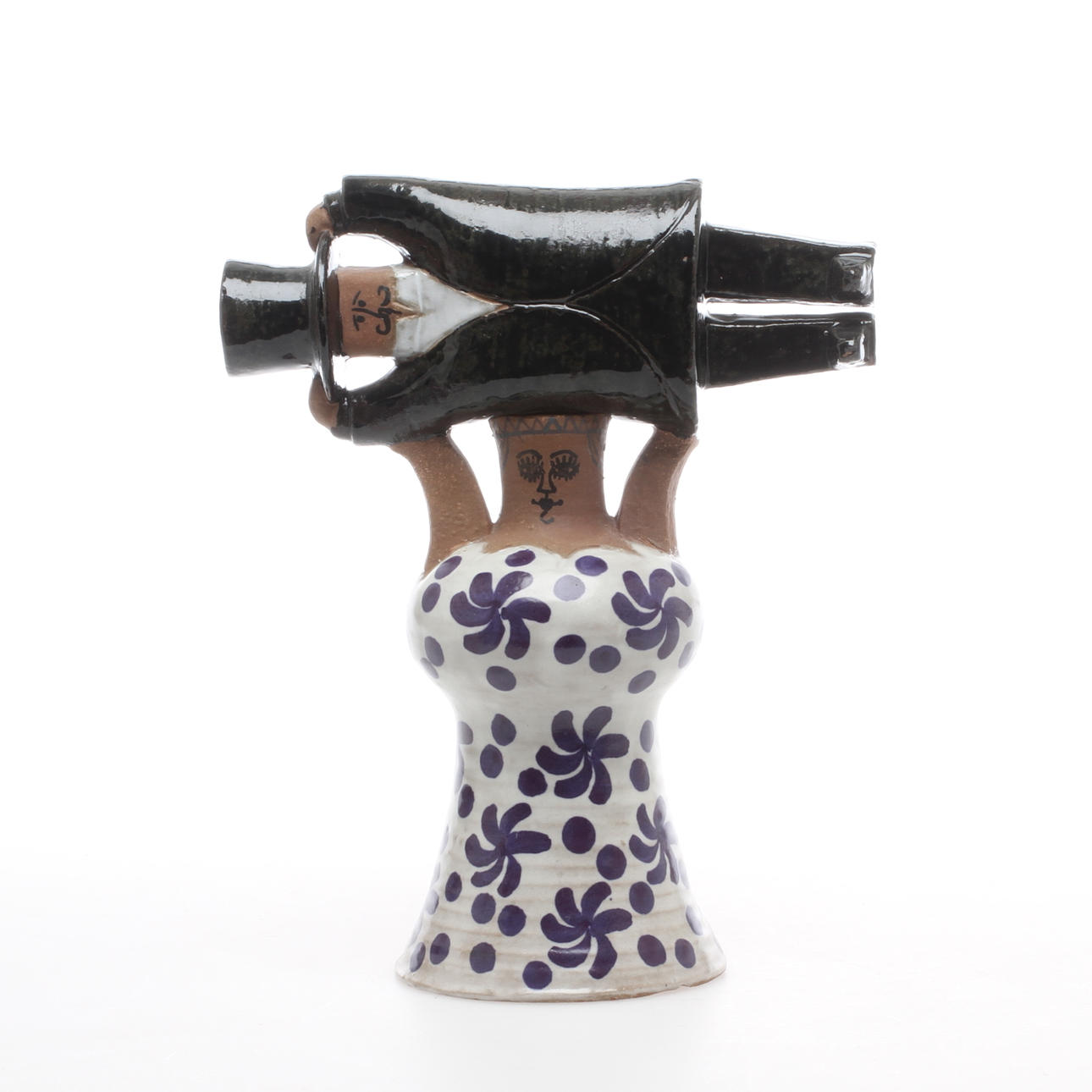 FIGURIN, stengods, "Samhällsdebatten", Lisa Larson, Gustafsberg.