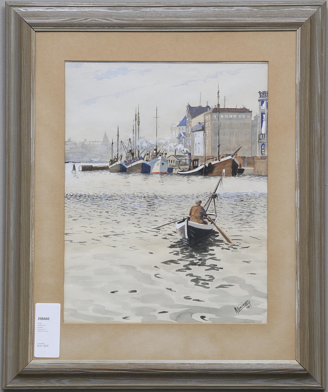 KURT LINDROTH. Akvarell, signerad och daterad 46.