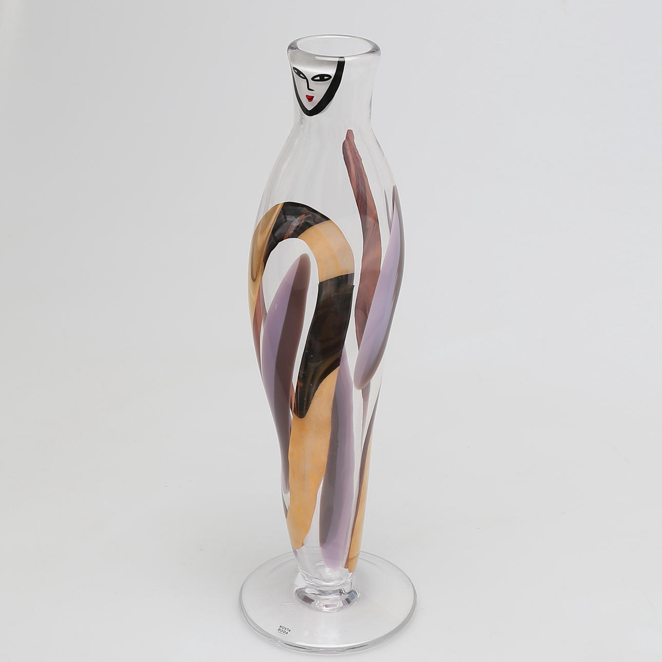 VAS i glas, Ulrica Hydman Vallien, Kosta Boda, signerad Kosta Boda Ulrica HW 7041022.