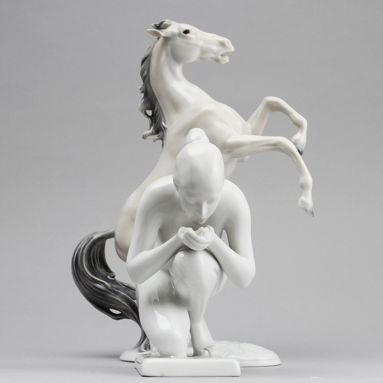 FIGURINER, 2 st, porslin, Ernst Wenck, Rosenthal samt Metzler & Ortloff, Tyskland.