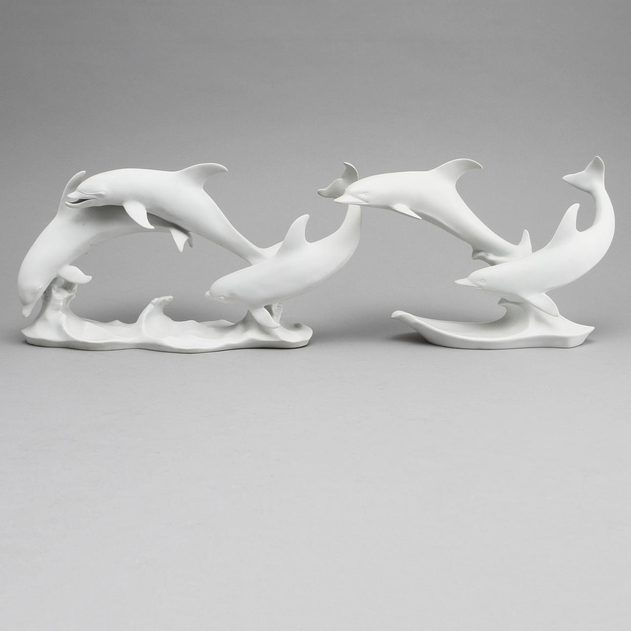 FIGURINER, 2 st, biskviporslin, Kaiser, Tyskland.