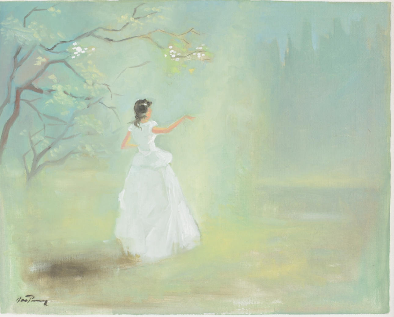 OVE PERSSON. Olja på duk.