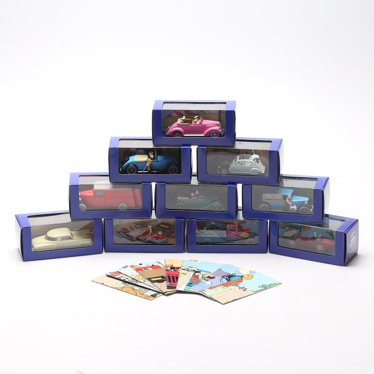 MODELS, 10 pcs, Tintin, Hergé, Editions Atlas.