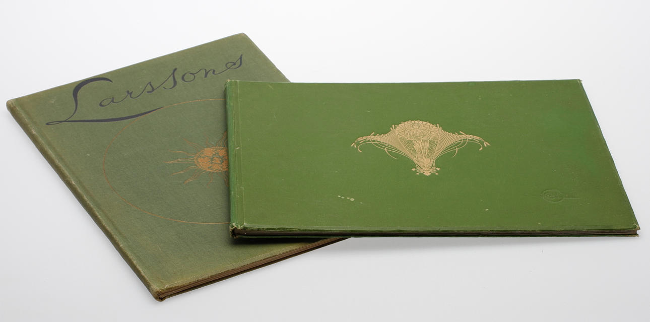 BÖCKER, 2 st, "Carl Larsson", Albert Bonniers förlag, Stockholm 1902 samt 1906.