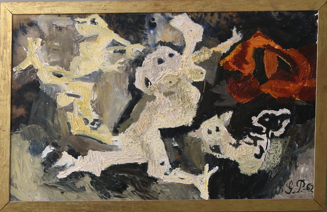 GÖSTA PETTERSSON. Olja på duk, monogramsignerad, daterad -62.