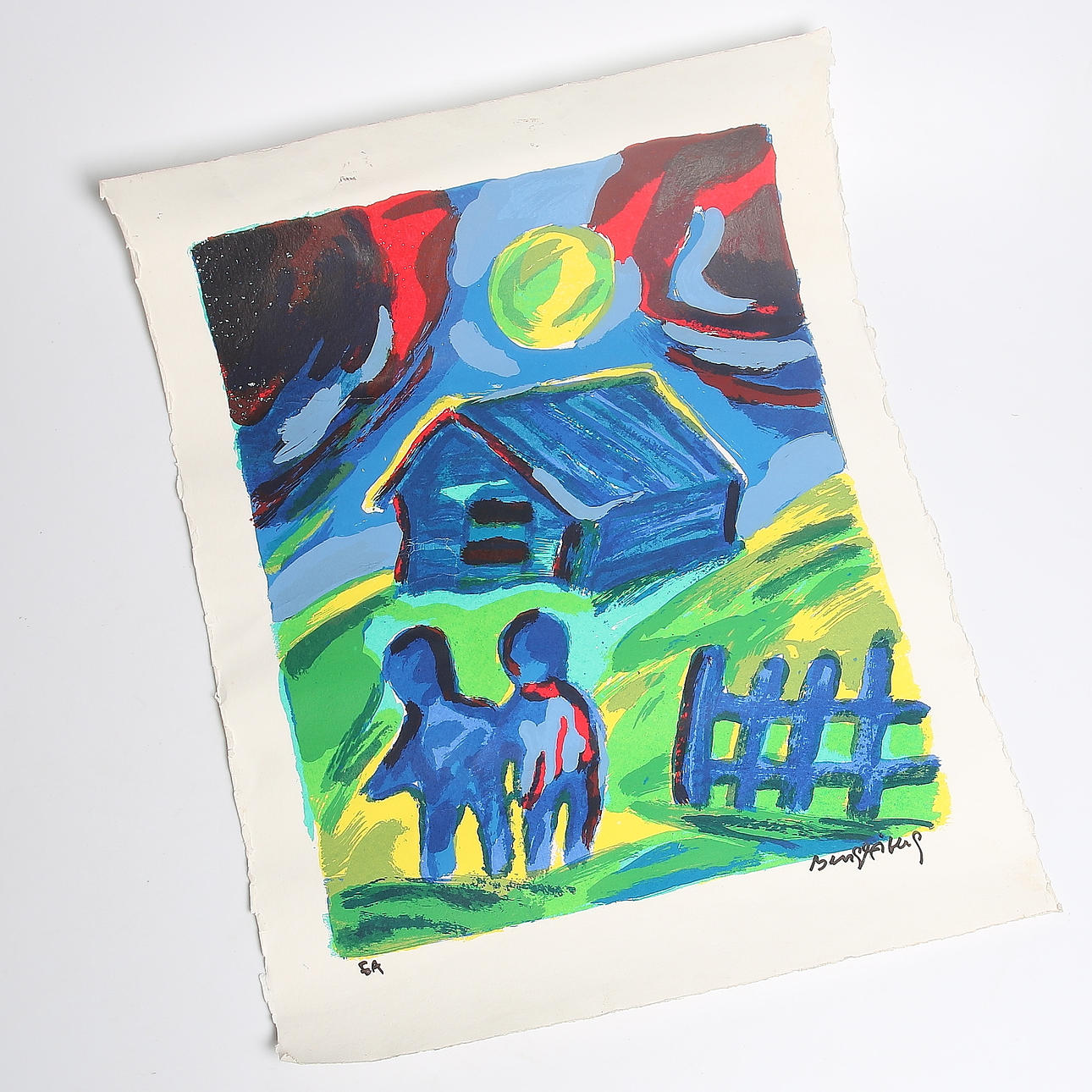 BENGT ÅBERG. Lithograph, signed and marked EA.