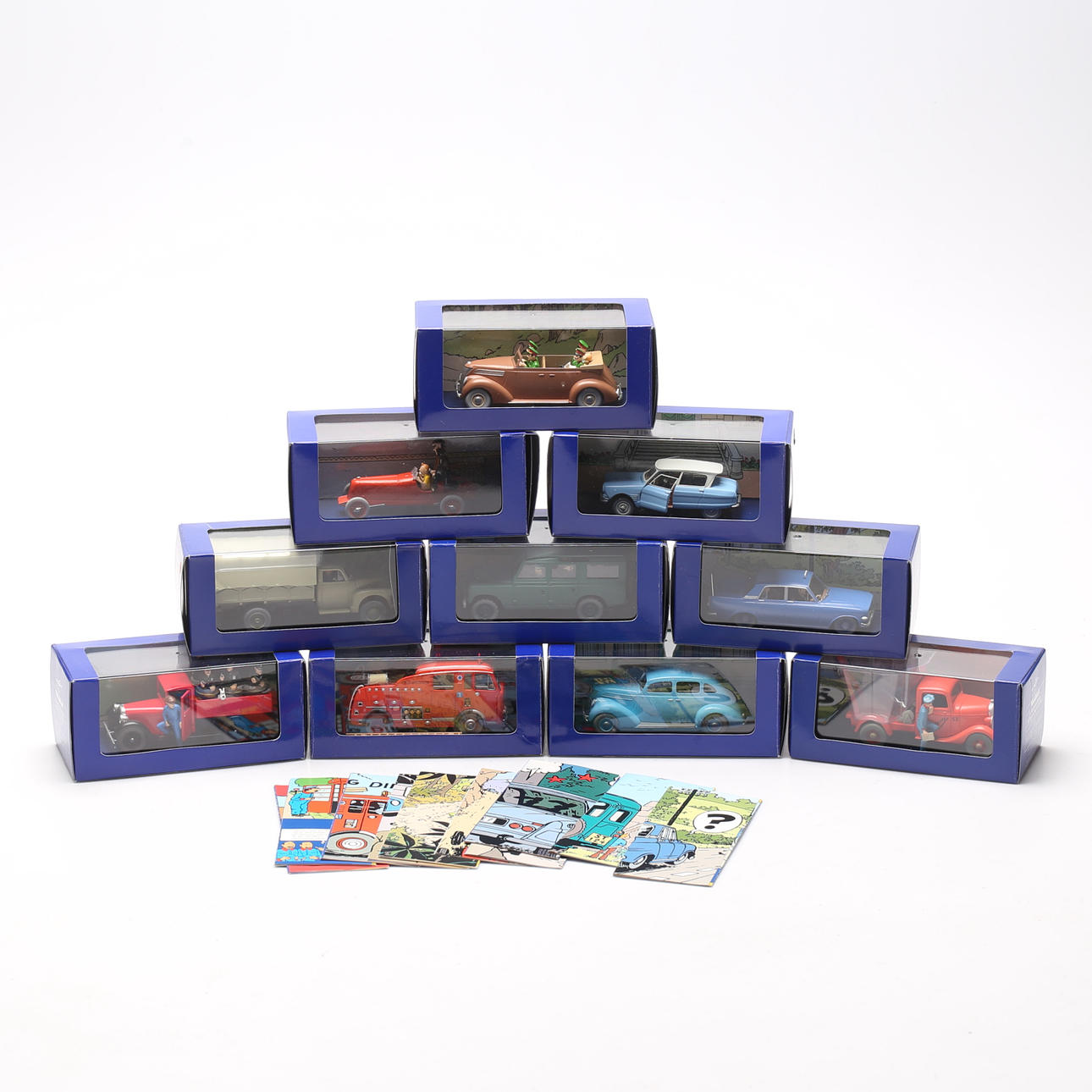 MODELS, 10 pcs, Tintin, Hergé, Editions Atlas.