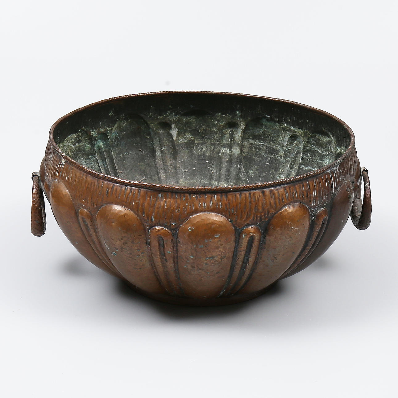 OUTER LINING with hooks, copper, early 20th century.