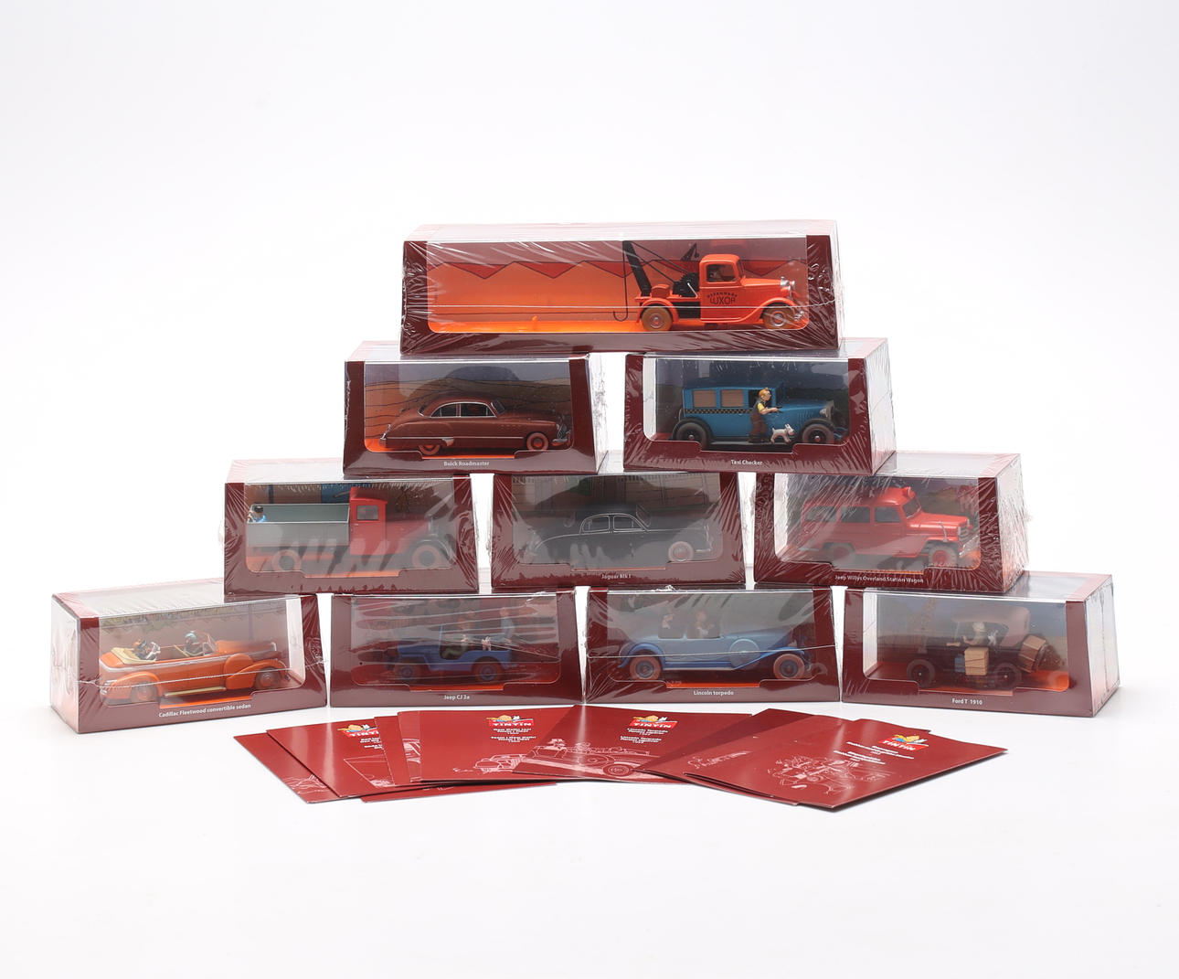 MODELS, 10 pcs, Tintin, Hergé, Editions Atlas.