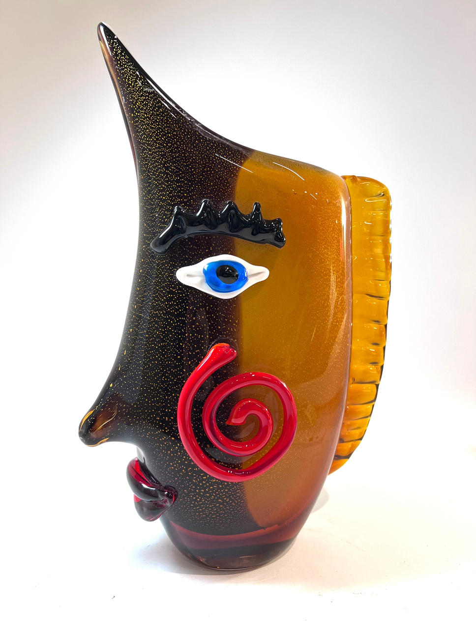 MURANO GLASVAS MED PICASIAN STIL PROFIL.