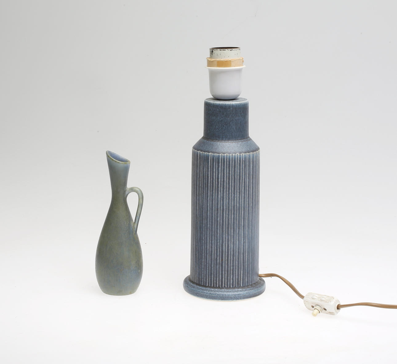 VAS och LAMPFOT, keramik, Rörstrand samt Töreboda.