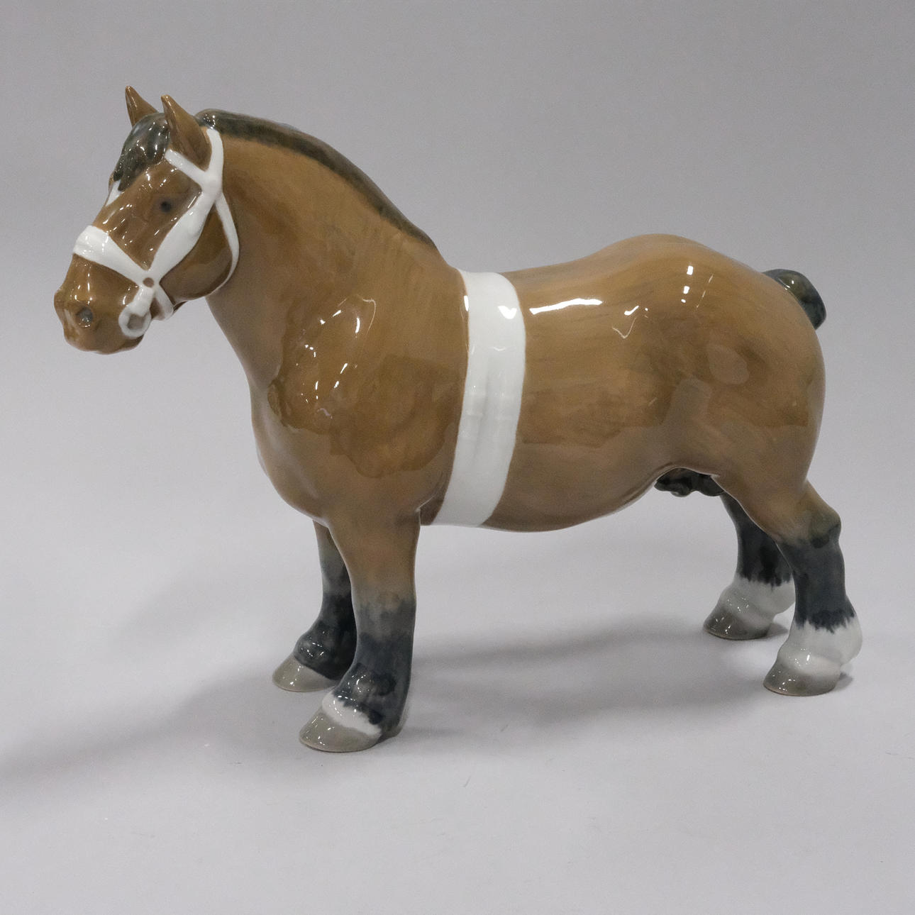 BING & GRÖNDAHL, FIGUR, BELGISK HEST.