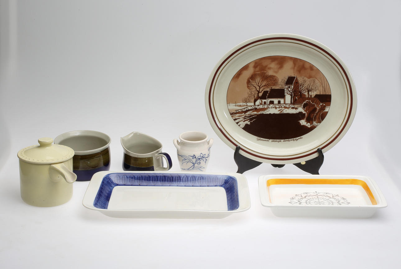 PARTI KERAMIK, 7 delar, 1900-tal.