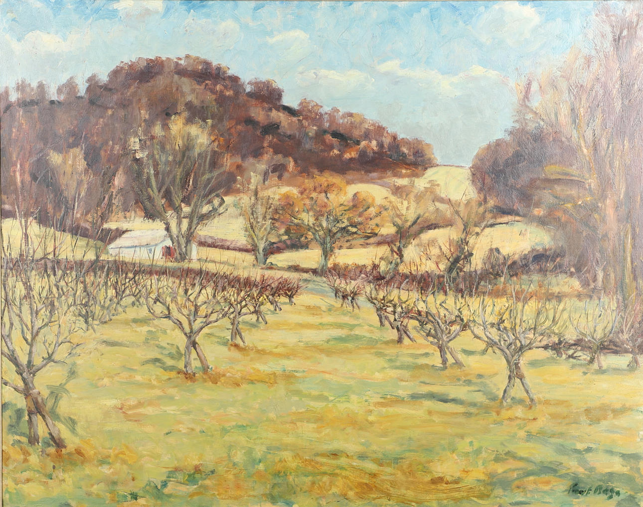 PAUL MAZE (1887-1979). THE VINEYARD.