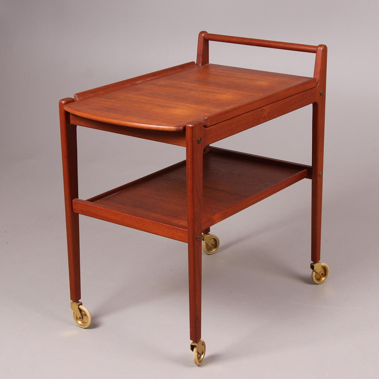 SERVERINGSVAGN, teak, Erik Gustafssons Möbelfabrik, Brittatorp, 1950/60-tal.