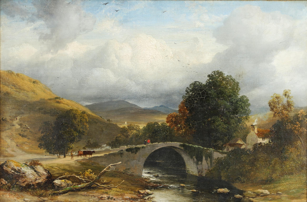 EDMUND MARRINER GILL (1820-1894). PONTERWYD, CEREDIGION, WALES.