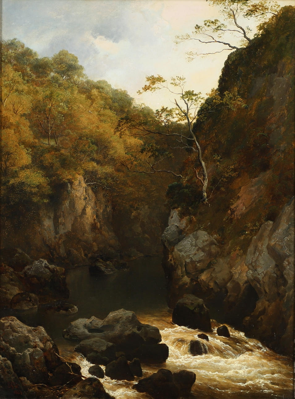 EDMUND MARRINER GILL (1820-1894). ON THE CONWAY, NORTH WALES.