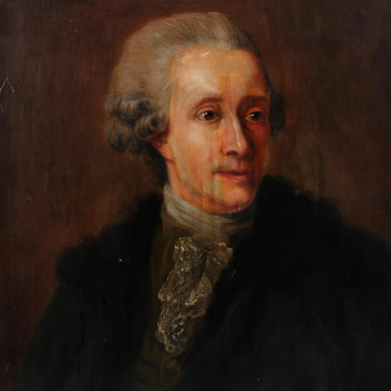 CARL FREDRIK VON BREDA. Kopia efter. Olja på duk, signerad, 1800-tal.