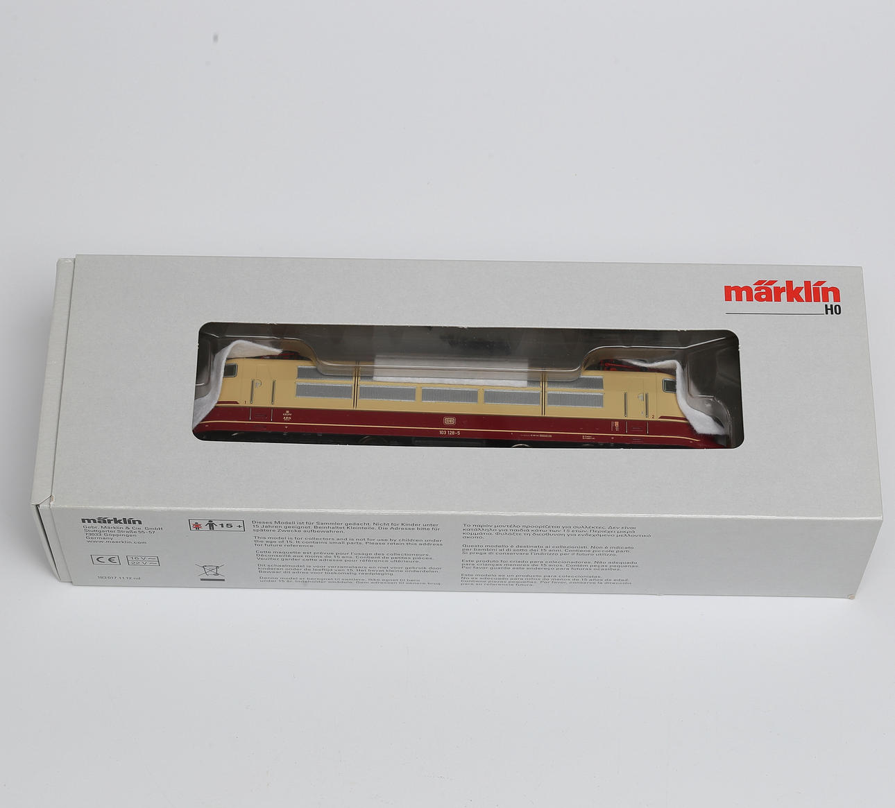 37577 German electric locomotive 103 128-5, original packaging, digital ...