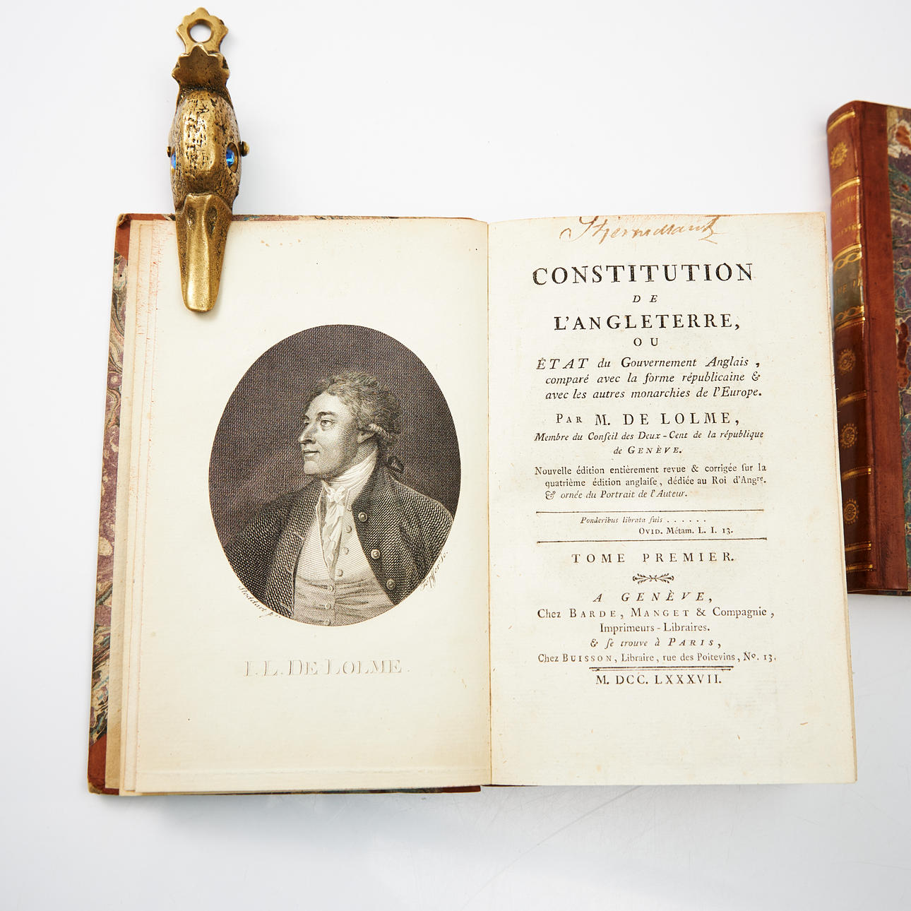 DE LOLME ON THE ENGLISH CONSTITUTION (2).