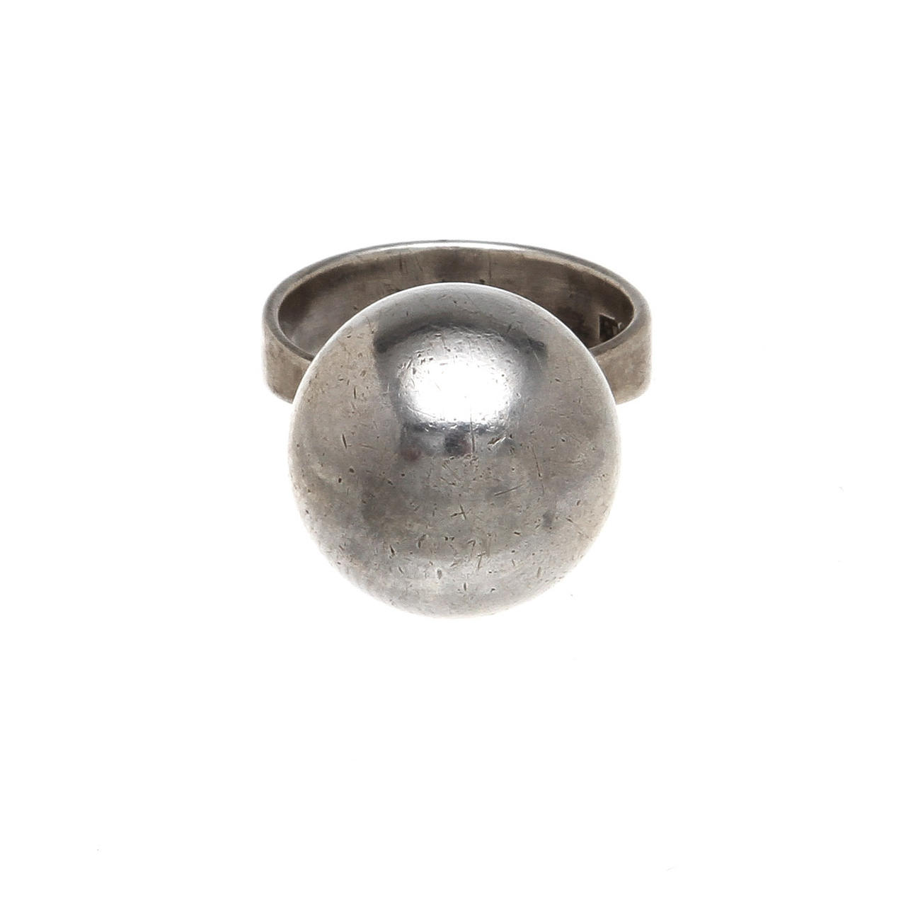 RING, silver, GeKå Rolf Kaplan, Stockholm, 1962.