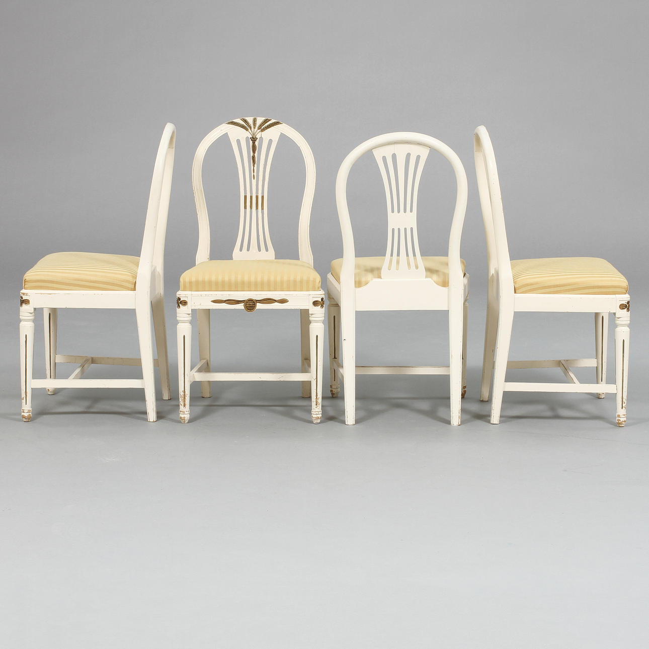 STOLAR, 4 st, gustaviansk stil, 1900-tal.