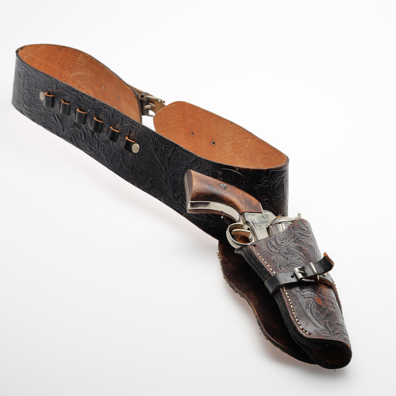 REVOLVER, Colt, replika, i hölster.