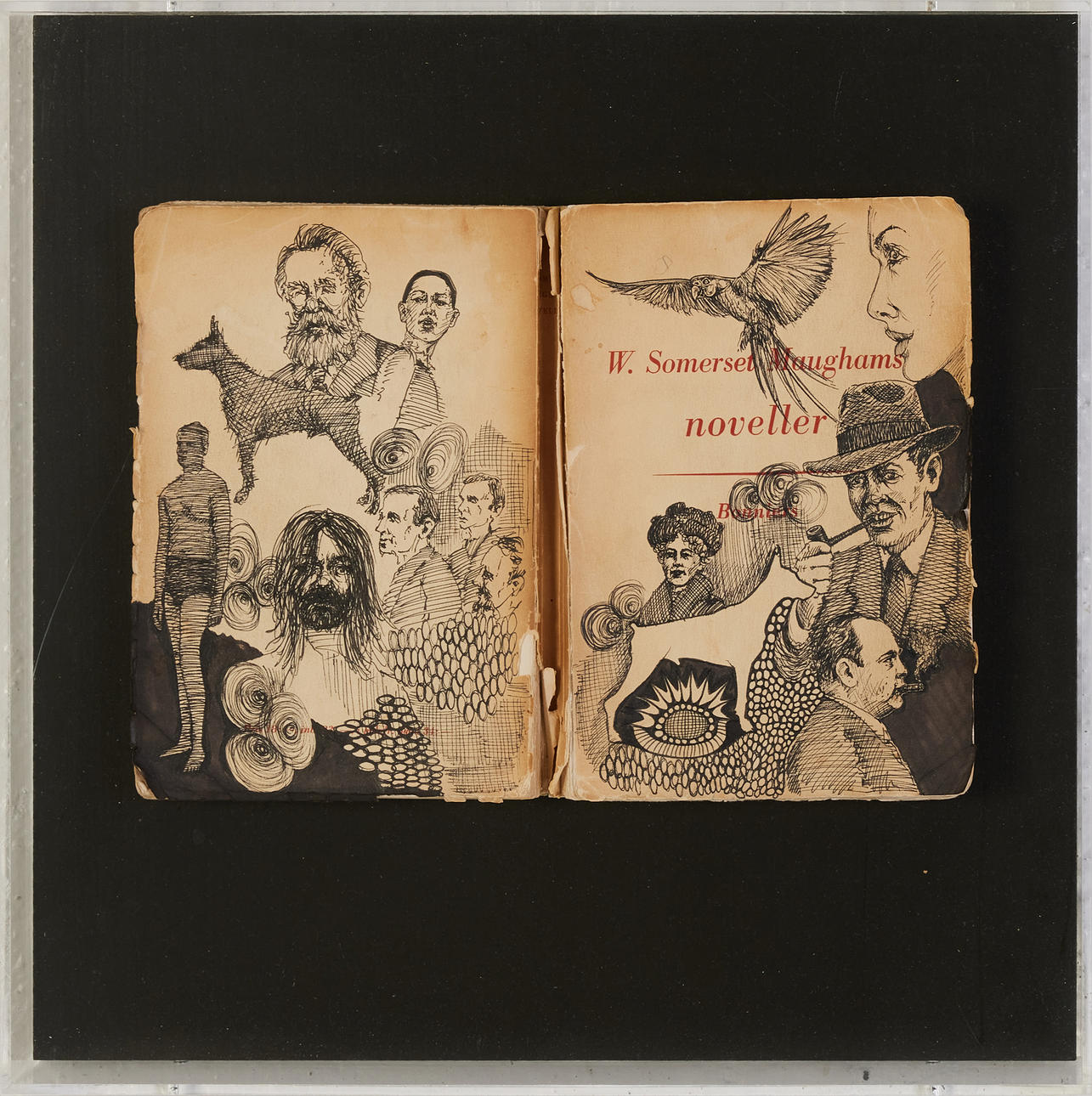 THERESE & OSCAR MERNER (contemporary): Framed book cover with title W ...