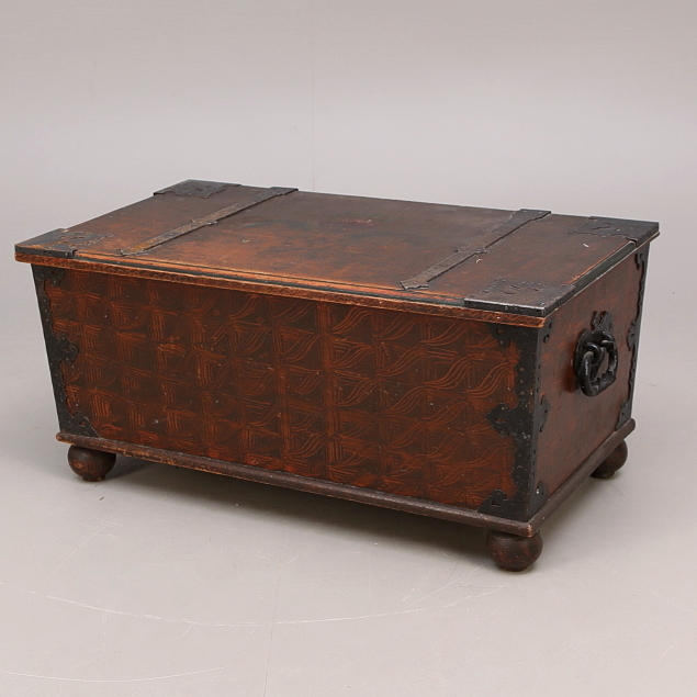 KISTA, målat trä, 1900-tal.