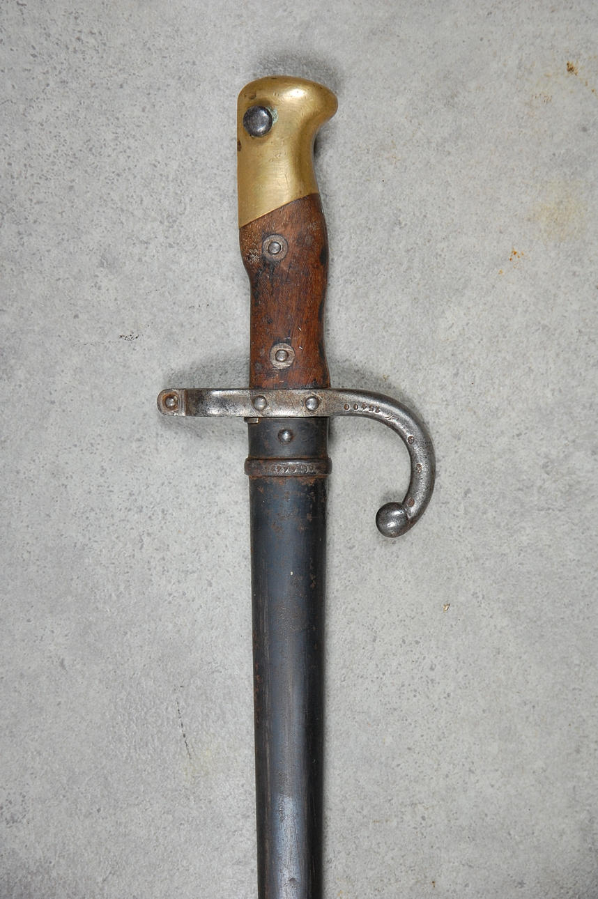 BAJONETT, Frankrike, M/ 1844-1877, med gravyr.