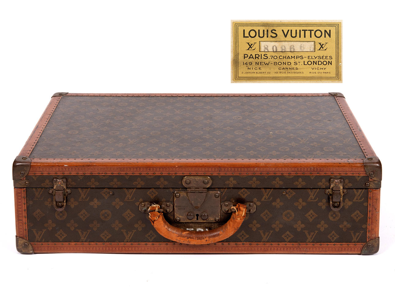 VINTAGE LOUIS VUITTON SUITCASE. Furniture - Other - Auctionet