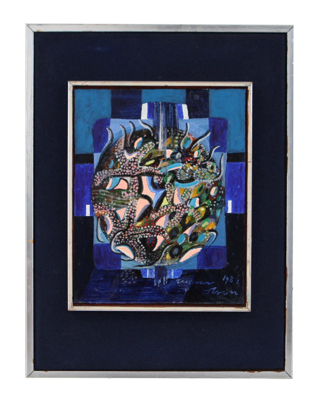 INGVAR OLSSON. blandteknik, sign o dat 1983.