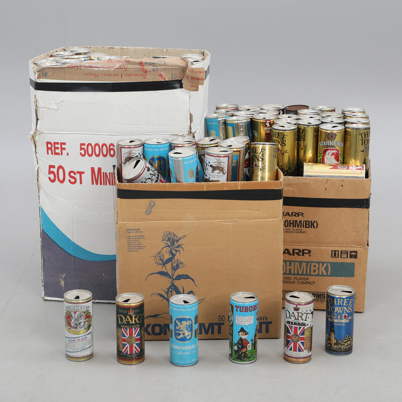 BEER CANS, large A Collection.