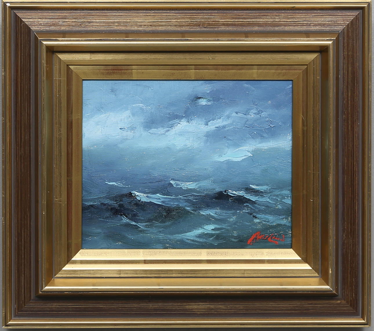 AXEL LIND. Olja på duk, signerad.