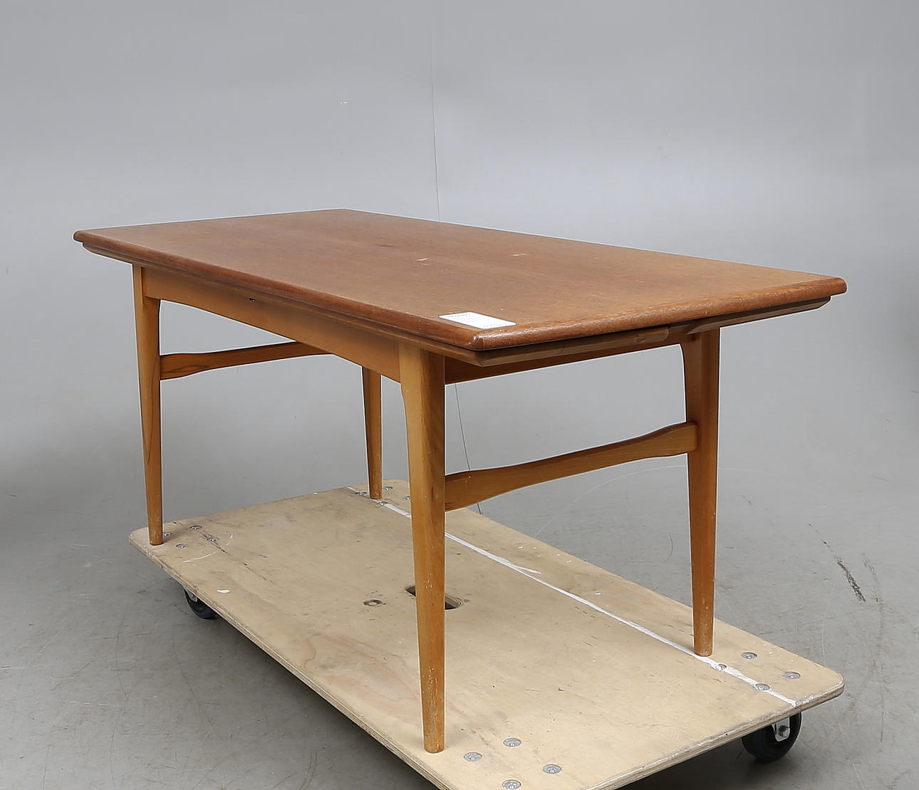 BORD, teak, "EM-bordet", EmmaBoda Möbelfabrik, uppfällbart, 1960-tal.