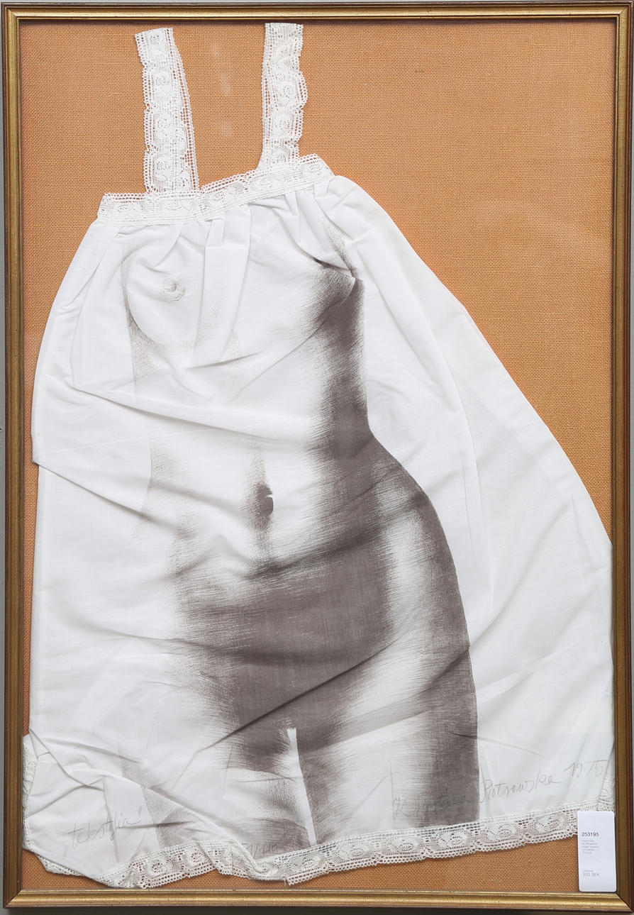 KRYSTYNA PIOTROWSKA. Objekt, signerad och daterad 1975.