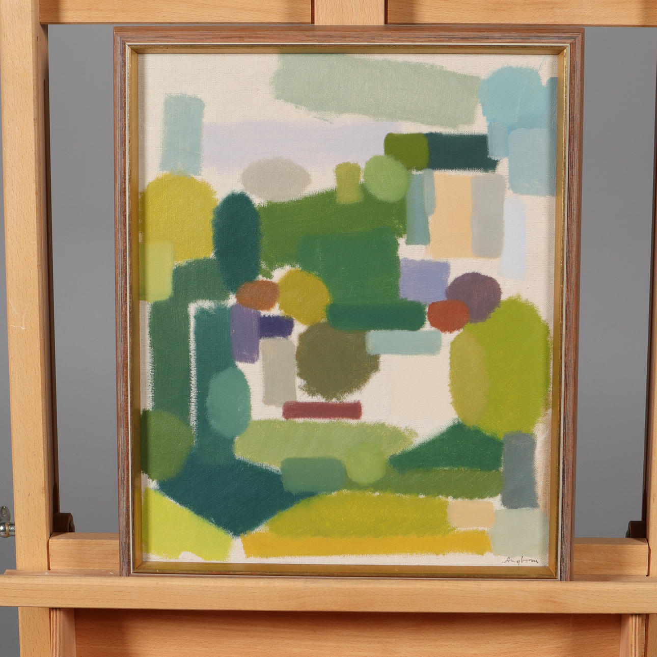 SVEN ANGBORN. OIL ON CANVAS signed.