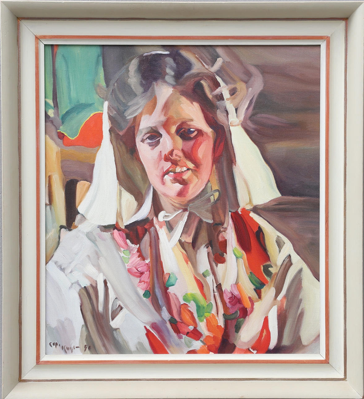 OIDENTIFIERAD KONSTNÄR. "Kari", after Anders Zorn, signed Cop, Kvist, and indistinctly dated.